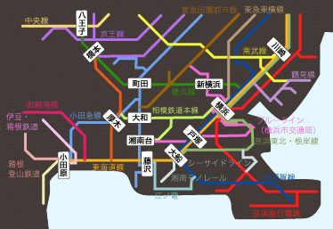 沿線で探す/路線図をクリックしてください